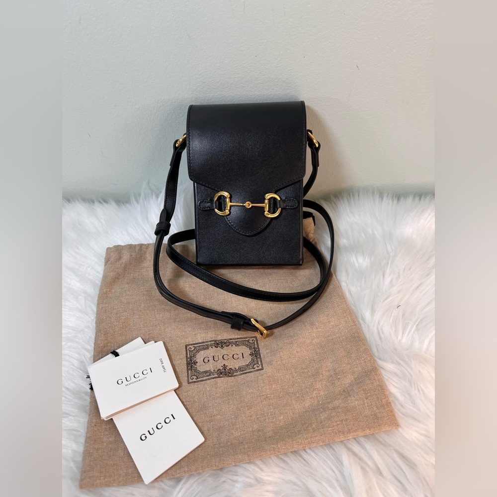 Gucci Horsebit 1955 mini bag black